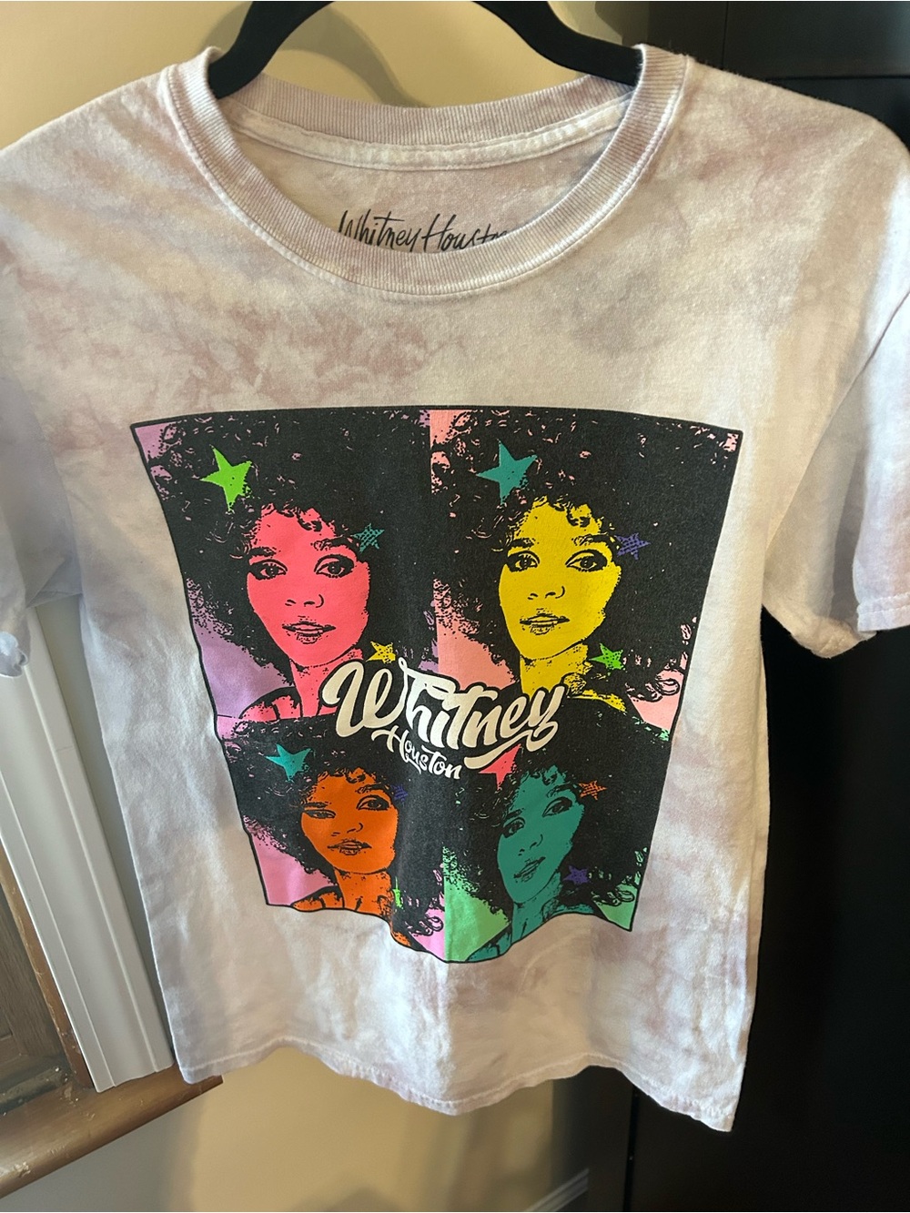 Whitney Houston Graphic Short Sleeve Tee - Multicolor